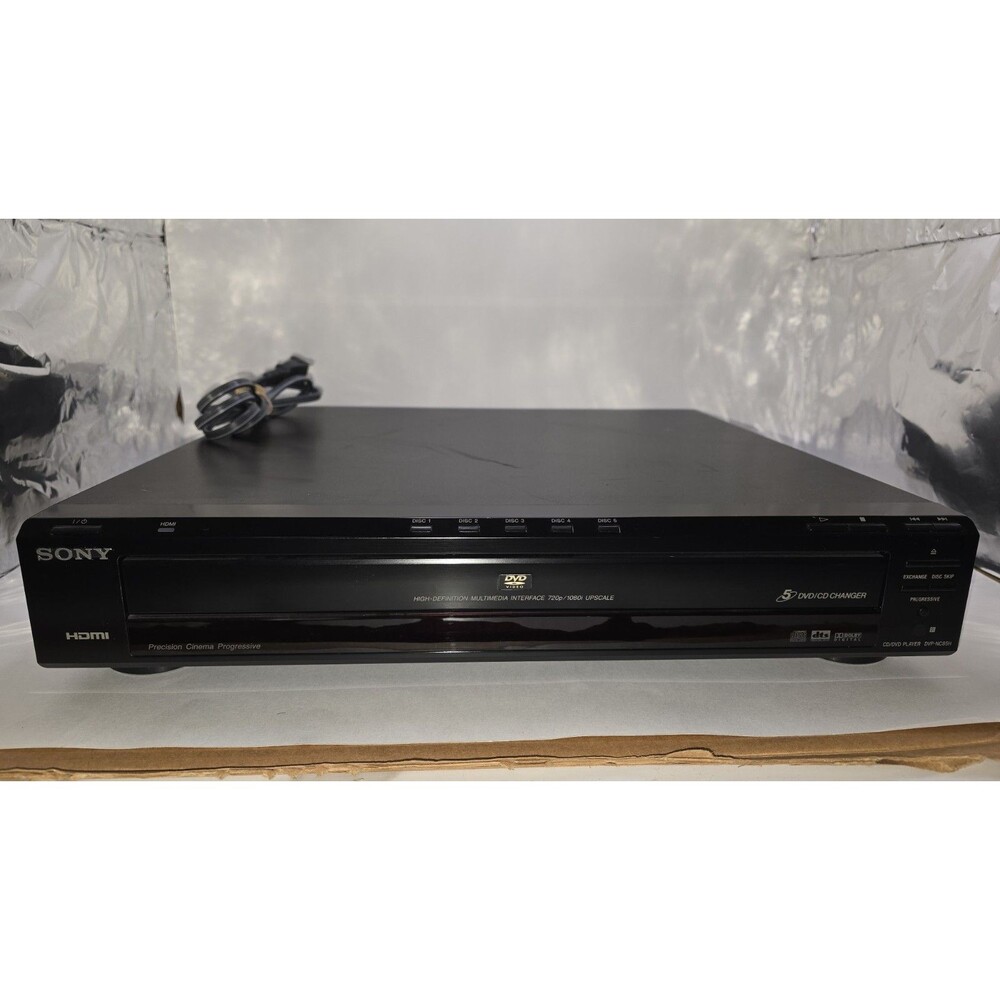 Sony CD/DVD Player HDMI 5 Disc Changer DVP-NC85H For Parts/Repair Only read desc
